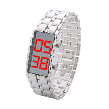 Load image into Gallery viewer, Wow!! | Hot Sale 50% OFF | Men Lava Stainless Steel Lava LED Digital Bracelet Watch
