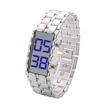 Load image into Gallery viewer, Wow!! | Hot Sale 50% OFF | Men Lava Stainless Steel Lava LED Digital Bracelet Watch
