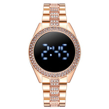 Load image into Gallery viewer, Digital Magnet Stainless Steel Women LED Quartz Watch
