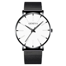 Load image into Gallery viewer, Ultra Thin Business Stainless Steel Mesh Men Quartz Watch
