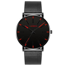 Load image into Gallery viewer, Ultra Thin Business Stainless Steel Mesh Men Quartz Watch
