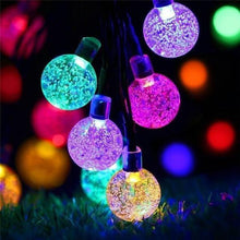 Load image into Gallery viewer, Solar Powered LED Outdoor String Lights
