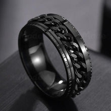 Load image into Gallery viewer, 🔥【HOT SALE】Stainless Steel Rotatable Men Ring High Quality Spinner Chain
