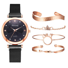 Load image into Gallery viewer, Casual Romantic Starry Sky Wrist Watch Bracelet Set
