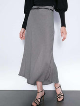 Load image into Gallery viewer, A-Line Ankle-Length Patchwork Fashion Skirt
