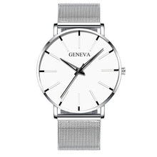 Load image into Gallery viewer, Ultra Thin Business Stainless Steel Mesh Men Quartz Watch
