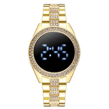 Load image into Gallery viewer, Digital Magnet Stainless Steel Women LED Quartz Watch
