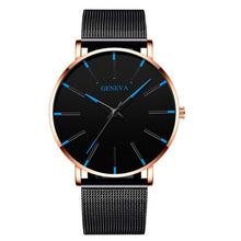 Load image into Gallery viewer, Ultra Thin Business Stainless Steel Mesh Men Quartz Watch
