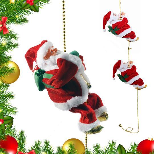 (🎄CHRISTMAS HOT SALE NOW)-Santa Claus Musical Climbing Rope