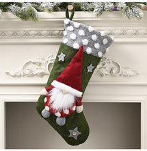 Load image into Gallery viewer, Three-dimensional elf faceless doll Christmas stocking gift bag
