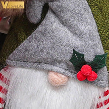 Load image into Gallery viewer, Knitted Rudolph Faceless Santa stocking for Christmas
