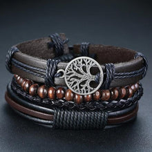 Load image into Gallery viewer, 🔥【BUY 2 FREE SHIPPING &amp; GET 10%OFF】4Pcs/ Set Braided Wrap Leather Bracelets
