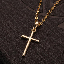 Load image into Gallery viewer, Crystal Jesus Cross Pendant Necklace Jewelry
