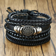 Load image into Gallery viewer, 【BUY 2 FREE SHIPPING &amp; GET 10%OFF】4pcs/ set Adjustable Leather Bracelets
