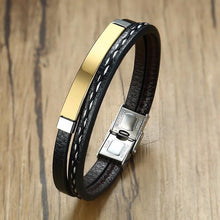 Load image into Gallery viewer, Multi Layer Leather Bracelets for Men
