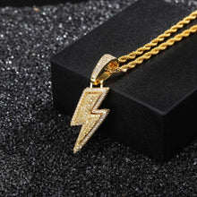 Load image into Gallery viewer, 【HOT SALE】Iced Out Bling Lightning Pendants
