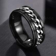 Load image into Gallery viewer, 🔥【HOT SALE】Stainless Steel Rotatable Men Ring High Quality Spinner Chain
