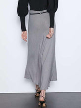 Load image into Gallery viewer, A-Line Ankle-Length Patchwork Fashion Skirt
