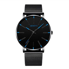 Load image into Gallery viewer, Ultra Thin Business Stainless Steel Mesh Men Quartz Watch
