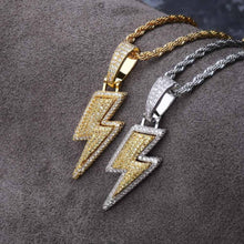 Load image into Gallery viewer, 【HOT SALE】Iced Out Bling Lightning Pendants
